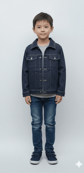 DL BOYS MANNING DOUBLE POCKET DENIM JACKET - Smgarment's